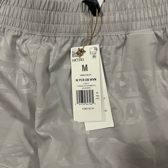 Adidas Women's Shorts Adidas Pacer Woven Deboss Shorts - Picture 3 of 5